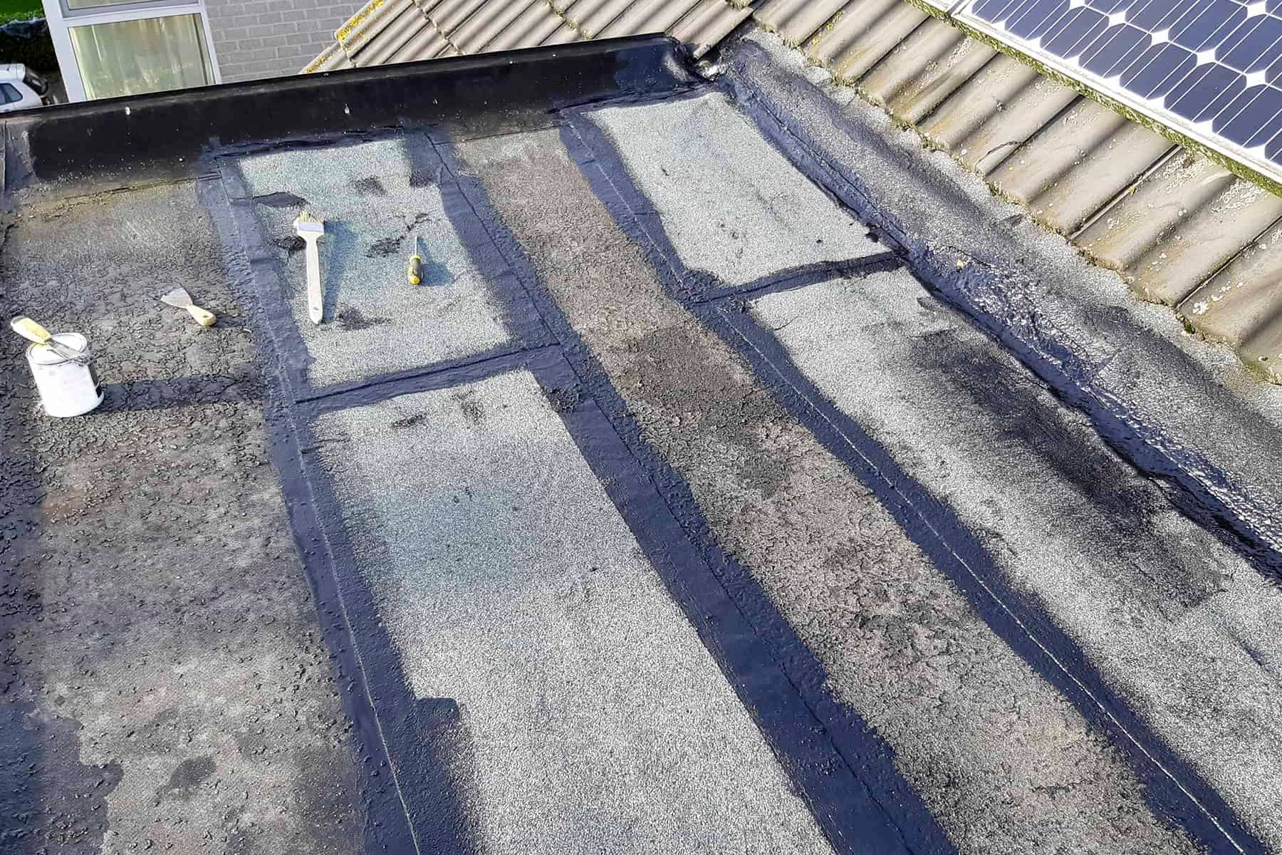 Flat Bituminous Roof Repair Esstogai