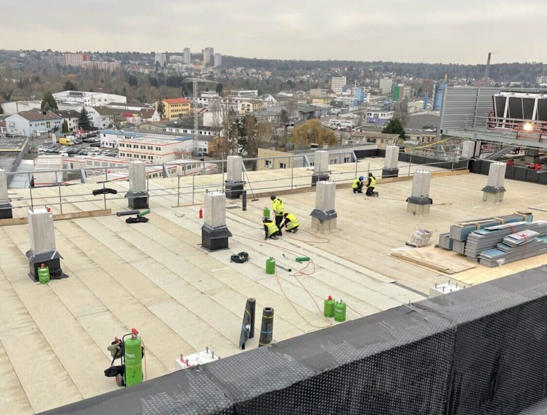 prilydomo stogo Pagrindo pasiruošimas