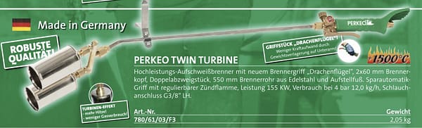 Rinkinys PERKEO TWIN TURBINE