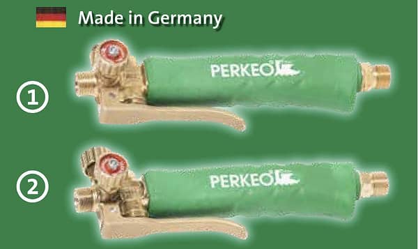 PERKEO handles with automatic flame standby