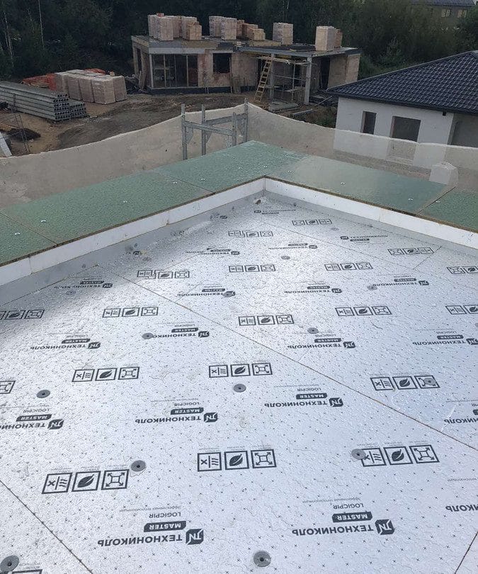 Hidroizoliacinės dangos įrengimas